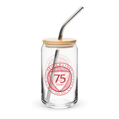 Ka Makani 75th Can-shaped Glass With Straw